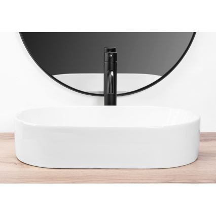 REA-U9108 - Lavoar LAYLA pentru blat 30x53 cm ceramică/alb lucios