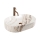 REA-U9239 - Lavoar pentru montare pe blat NADIA 38,5x61 cm ceramică/bej/imitație de piatră