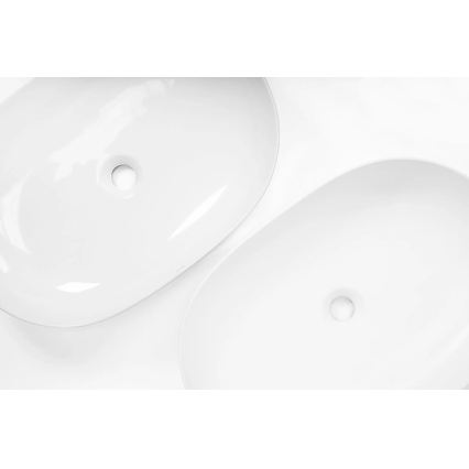 REA-U9653 - Lavoar CLEO pentru blat, 41 x 60,5 cm, ceramică, alb mat