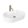 REA-U9657 - Lavoar pe blat NADIA 38,5 x 61 cm, ceramică, alb mat