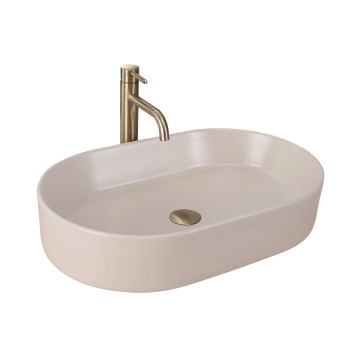REA-U9661 - Lavoar pentru blat NADIA, 38,5 x 61 cm, ceramică/bej