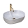 REA-U9889 - Lavoar pe blat LARA 35x48,5 cm ceramică/gri/imitație de piatră