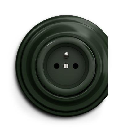 Reblig - Cadru retro, verde de margine