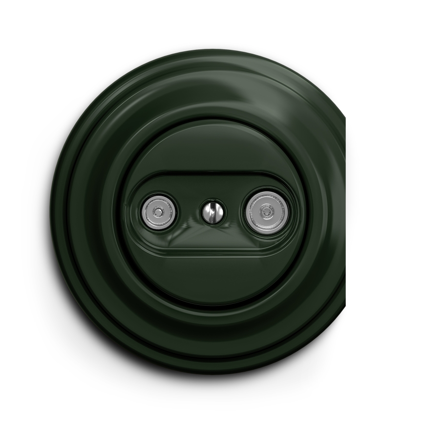 Reblig - Cadru retro, verde de margine