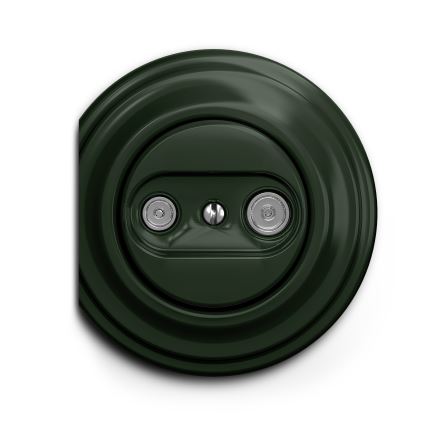 Reblig - Cadru retro, verde de margine