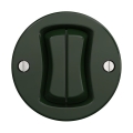 Reblig - Comutator retro fără ramă, în serie, nr. 5, verde