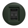 Reblig - Priză de date retro, fără ramă, verde