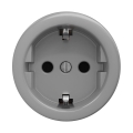 Reblig - Priză retro SCHUKO 230V/16A, fără ramă, gri