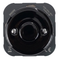 Reblig - Variator retro din porțelan, fără ramă, 250V/10A, negru