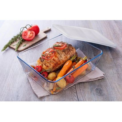 Recipient din sticlă PYREX pentru păstrarea alimentelor, 1,5 l
