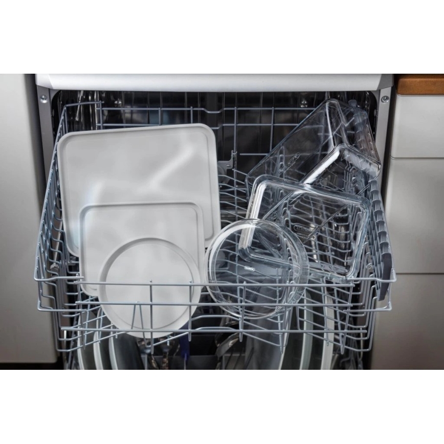 Recipient din sticlă PYREX pentru păstrarea alimentelor, 1,5 l