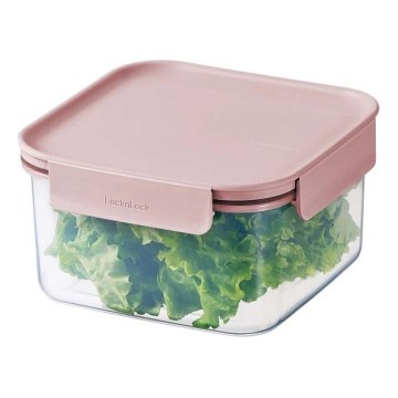 Recipient pentru alimente CLASSIC PLUS 1,25 l, roz/transparent