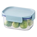 Recipient pentru alimente CLASSIC PLUS, 385 ml, albastru/transparent