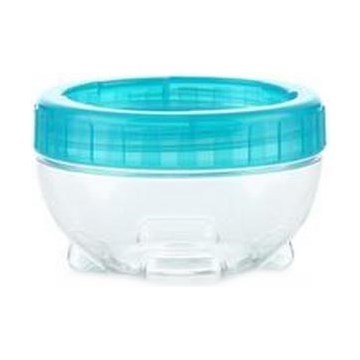 Recipient pentru alimente INTERLOCK 0,18 l turcoaz/transparent