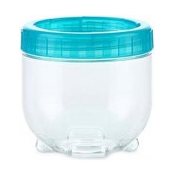 Recipient pentru alimente INTERLOCK 0,28 l turcoaz/transparent