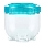 Recipient pentru alimente INTERLOCK 0,28 l turcoaz/transparent