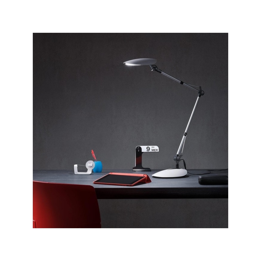 Redo 01-1036 - Lampă LED de birou KEPLER, 6,5 W, 230 V, albă
