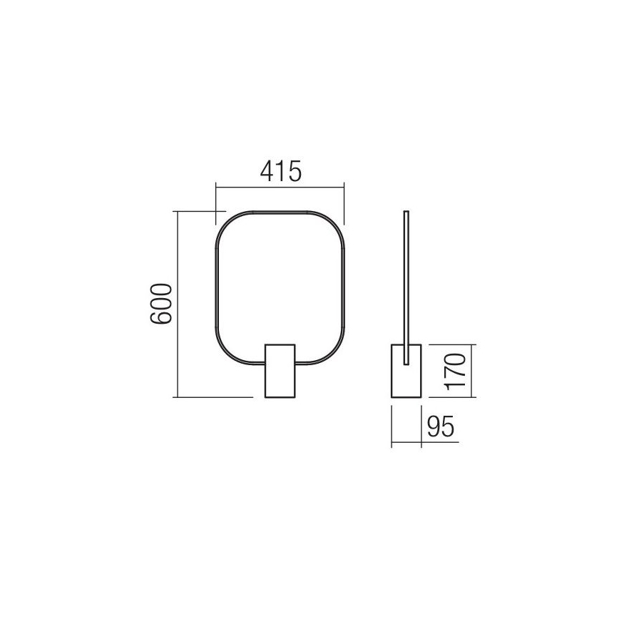 Redo 01-1227 - Lampă de birou LED dimmabilă DOM LED/21W/230V neagră