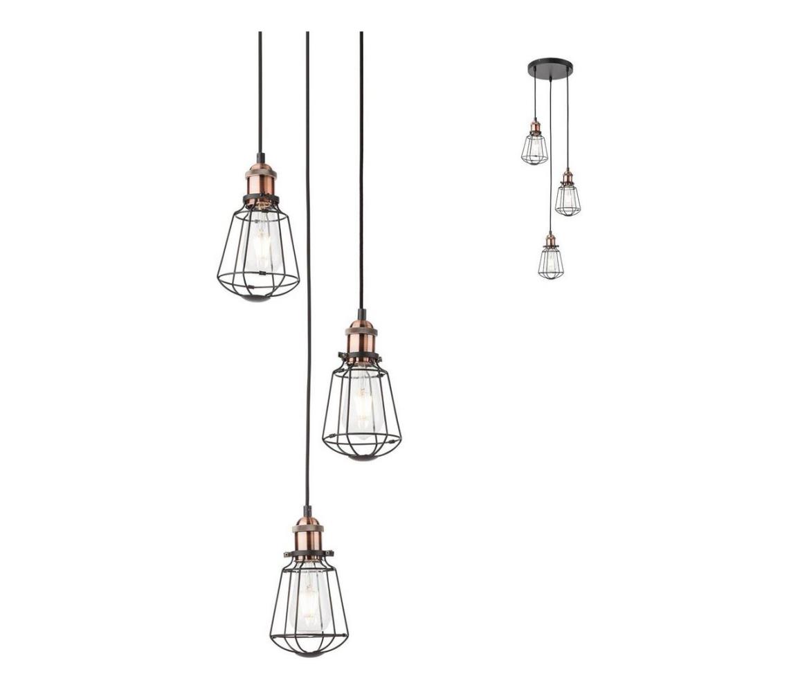 Redo 01-1302 - Lustră pe cablu THARU 3xE27/42W/230V