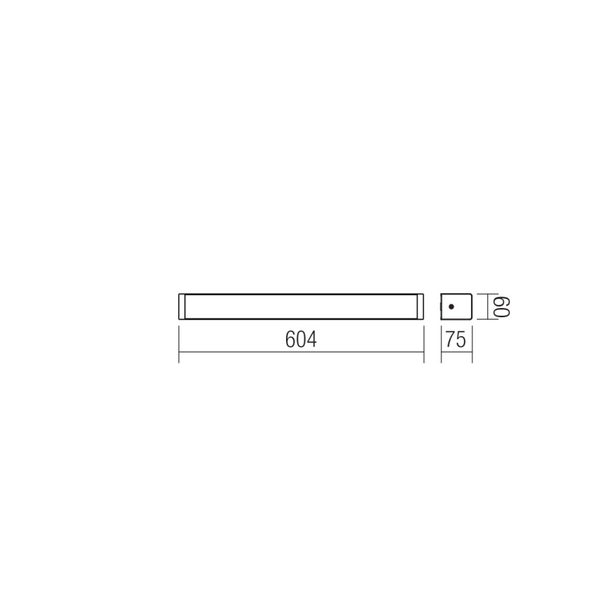 Redo 01-1424 - Aplica LED de perete pentru baie LEDO, 16W, 230V, IP44