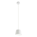 Redo 01-1495 - Lustră LED pe cablu LOLLI, 6W, 230V, Ø 14 cm, albă
