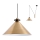 Redo 01-1545 - Lustră pe cablu KALIMBA 1xE27/42W/230V bronz