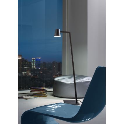 Redo 01-1557 - Lampă de podea MINGO 1xE27/42W/230V neagră