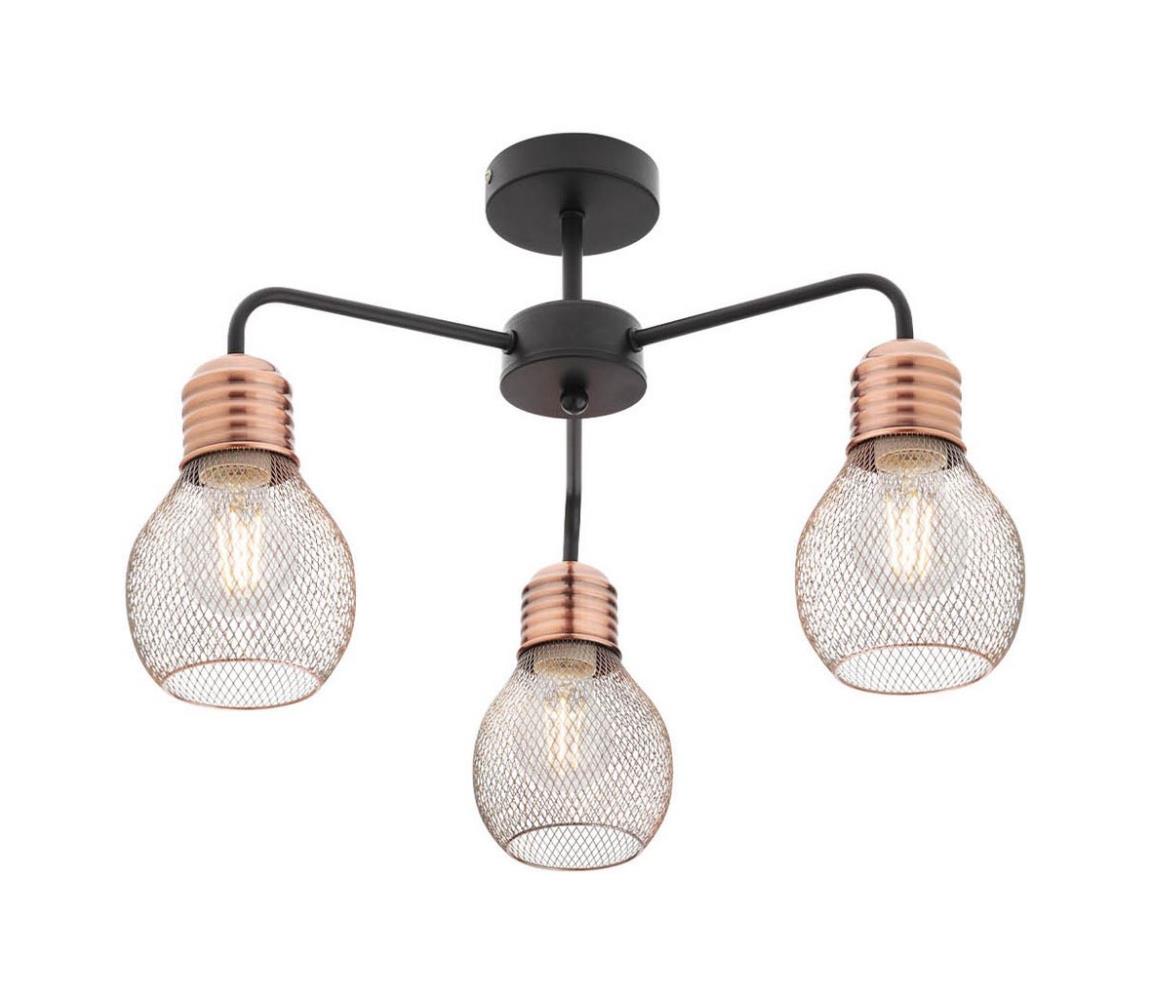 Redo 01-1576 - Lustră aplicată EDISON 3xE27/42W/230V