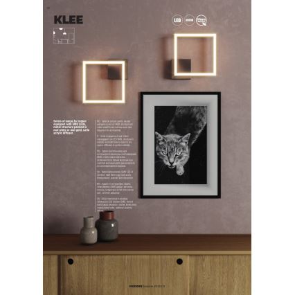 Redo 01-1638 - Plafonieră LED dimmabilă KLEE, 30 W, 230 V, 45 x 45 cm, alb