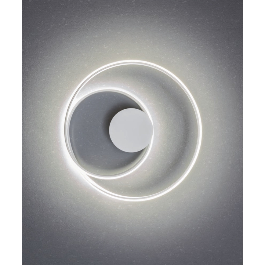 Redo 01-1886 - Plafonieră LED dimerizabilă TORSION LED/29W/230V Ø 55 cm, albă