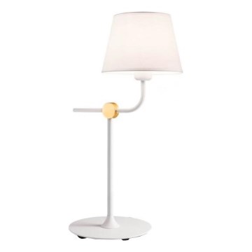 Redo 01-1980 - Lampă de masă MORRIS, 1xE27/42W/230V, albă