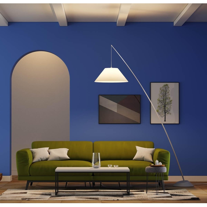 Redo 01-1988 - Lampă de podea FISHER 1xE27/42W/230V albă