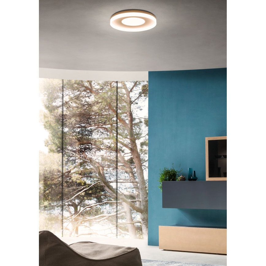 Redo 01-2004 - Plafonieră LED reglabilă MAYA, 75W, 230V, Ø 60 cm, aurie