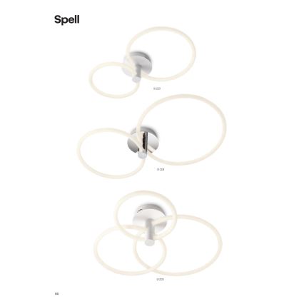 Redo 01-2221 - Plafonieră LED dimmabilă SPELL LED/32W/230V, albă