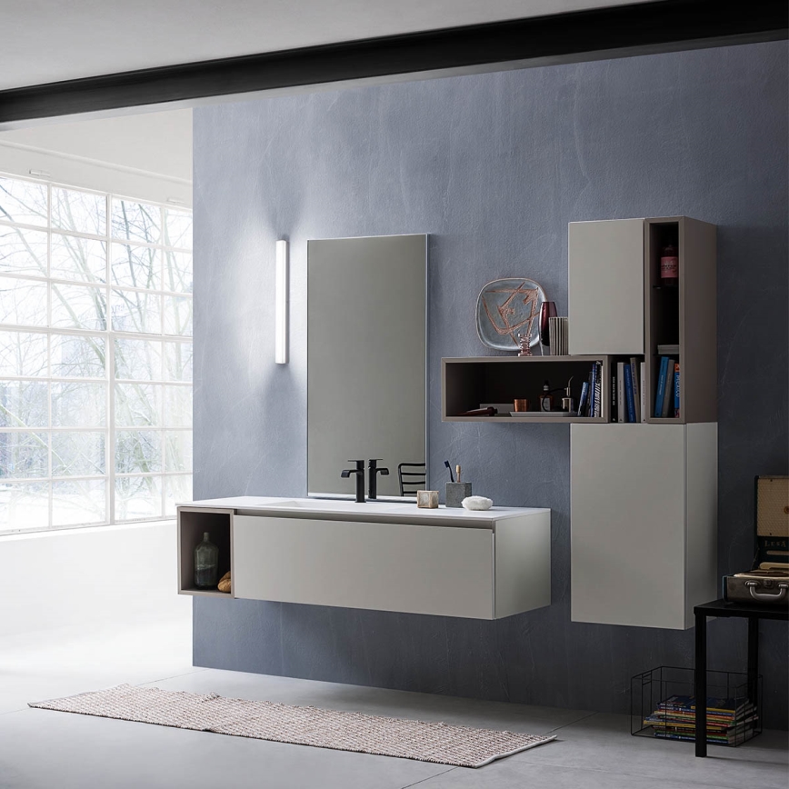 Redo 01-2330 - Oglindă iluminată LED pentru baie TASK, 18 W, 230 V, 90 cm, CRI 90, IP44, crom lucios