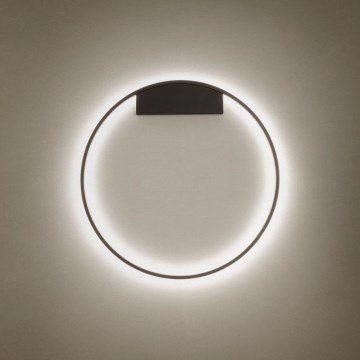 Redo 01-2819 - Aplica de perete LED dimabilă FEBE LED/24W/230V neagră