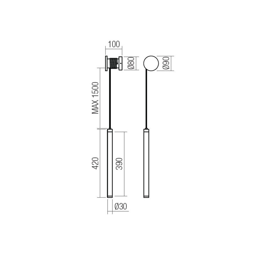 Redo 01-3301 - Lampă LED de perete SWING dimmabilă, 9W, 230V, 3000/4000K, CRI 90, albă