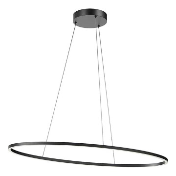 Redo 01-3339 - Lustru LED suspendat pe cablu LEO, dimmabil, LED/48W/230V 3000/4000K CRI 90, 40x95 cm, negru