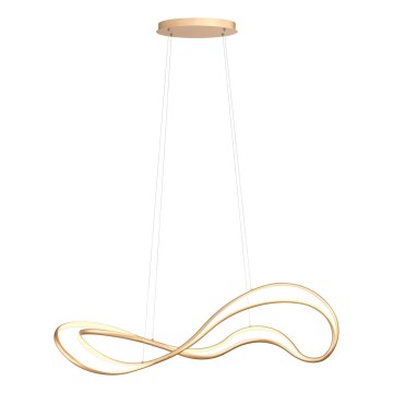 Redo 01-3598 - Lustru LED cu intensitate reglabilă pe cablu TEMPEST LED/58W/230V, auriu