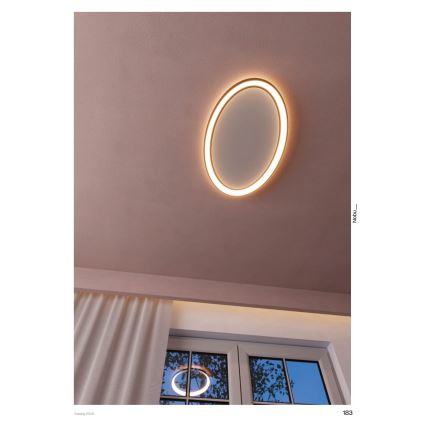 Redo 01-3807 - Plafonieră LED dimabilă NOBU LED/60W/230V 3000/4000K CRI 90 aurie