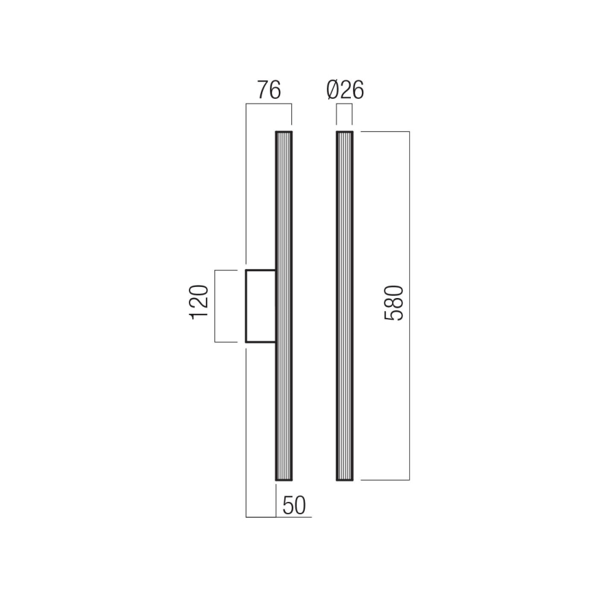 Redo 01-4059 - Aplică de perete LED reglabilă NIKOS, 10W, 230V, CRI 90, negru