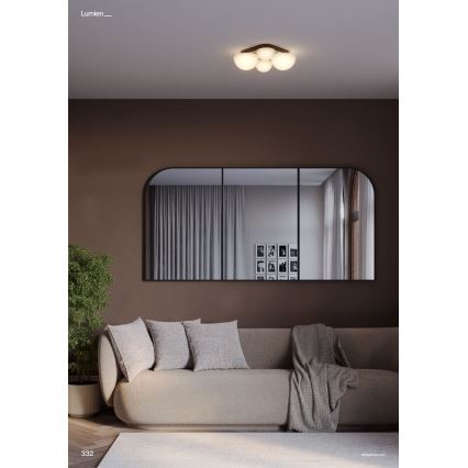 Redo 01-4333 - Plafonieră LED LUMIEN 4xLED/26W/230V 2700/3000K CRI 90 alb/negru