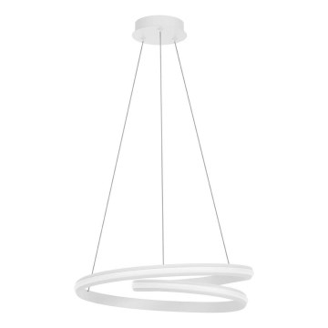 Redo 01-4360 - Lustru LED TORSION reglabil, suspendat pe cablu, 40W, 230V, 2700/3000/4000K, CRI 90, Ø 56 cm, alb