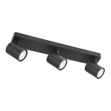 Redo 04-474 - Spot de plafon CAMEO, 3x GU10/35W/230V, negru