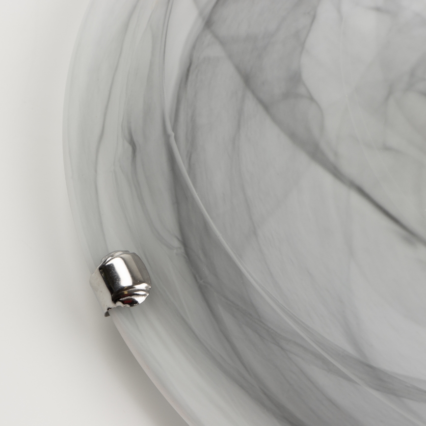 Redo 05-393 - Plafonieră VIRGINIA 2xE27/42W/230V Ø 40 cm gri