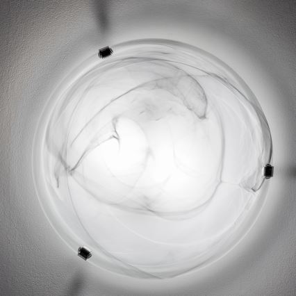 Redo 05-393 - Plafonieră VIRGINIA 2xE27/42W/230V Ø 40 cm gri