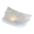 Redo 05-812 - Plafonieră SHAKE 1xE27/42W/230V 29,5x29,5 cm albă