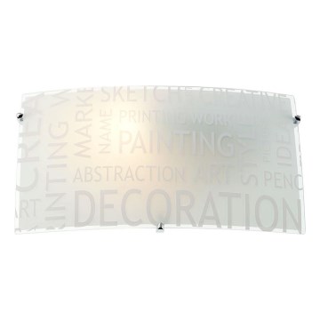 Redo 05-816 - Aplica de perete NOTES 1xE27/42W/230V albă