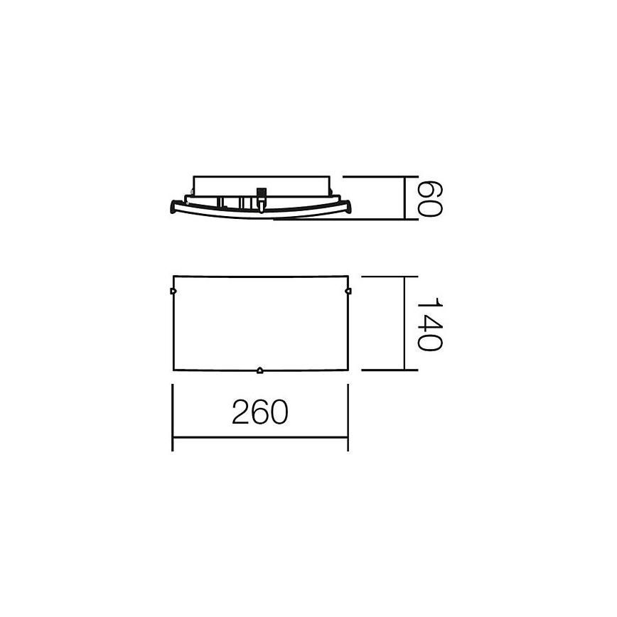 Redo 05-816 - Aplica de perete NOTES 1xE27/42W/230V albă