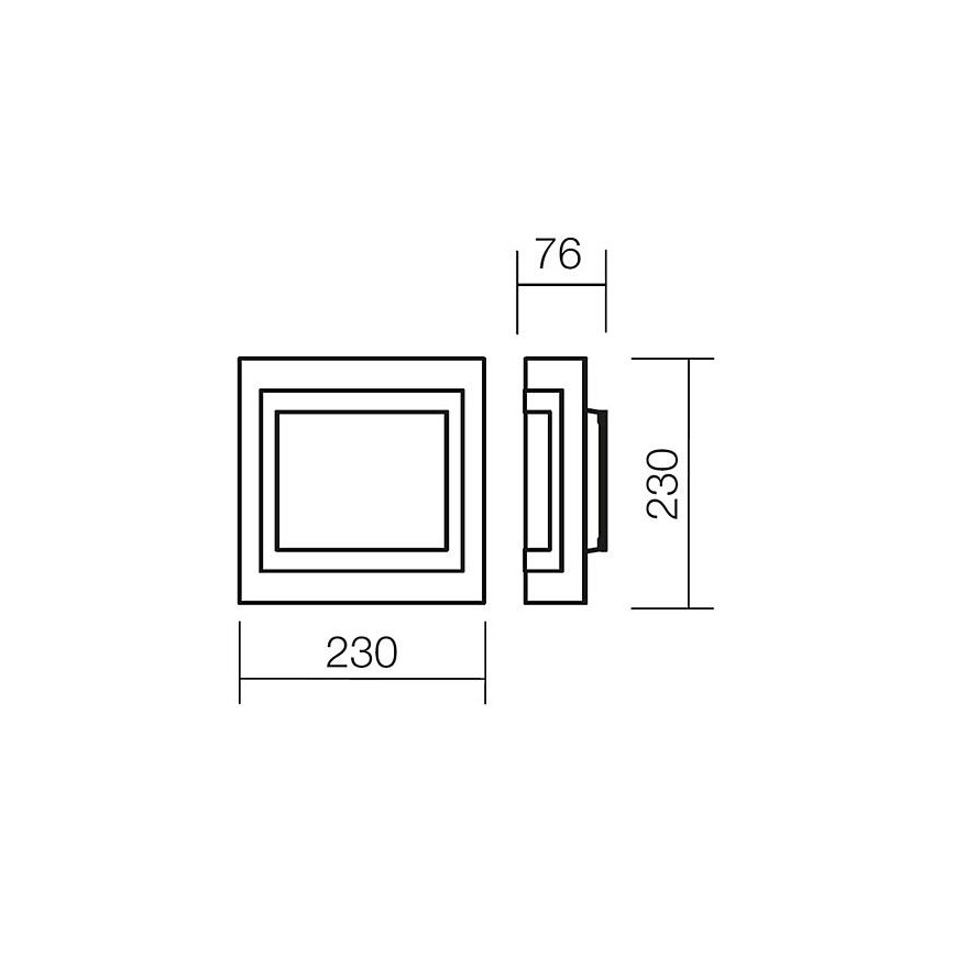 Redo 05-827 - Aplica de perete SPECTRE, 1 x E27, 42 W, 230 V, crom lucios/alb